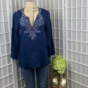 NWT LILY PULITZER BEADED AMELIA ISLAND TUNIC